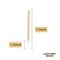 24 Pieces Birthday Party Long Thin Cake Candles Metallic Birthday Candles in Holders for Birthday Cakes Decorations, Champagne Gold by Lucky Party